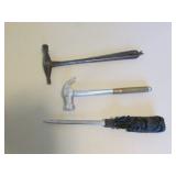 2 hammers & letter opener