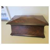 early wooden tea caddy