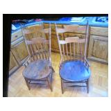 2 antique chairs