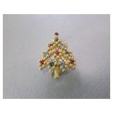 eisenberg christmas tree brooch