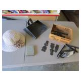 bank,metal items & hat