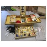 jewelry box & all costume jewelry