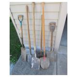6 shovels