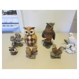 owl figurines