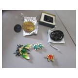 brooches & costume jewelry