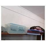 empty tote,blankets & items