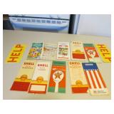 advertising maps incl:texaco & shell