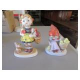 2 made in occ. japan figurines