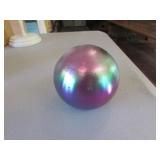 gibson carnival glass paperweight