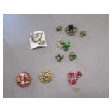 brooches & costume jewelry