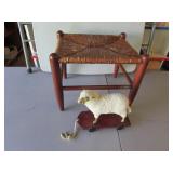 cherry stool & pull sheep