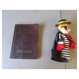 1934 atlas of the world book & 1993 mcdonalds toy
