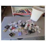 all costume jewelry & trashcan