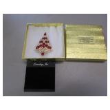 eisenberg ice christmas tree brooch