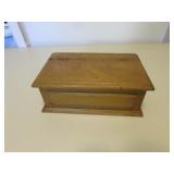 early antique wood box