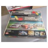 ideal race car game w/2 slot cars