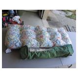 folding chair & cushions