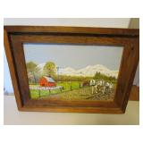 1979 farm scene picture by johaan habben