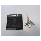eisenberg ice christmas tree brooch