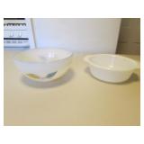 2 fire king bowls