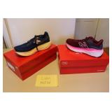 2 pairs of new balance like new ladys size 8 shoes