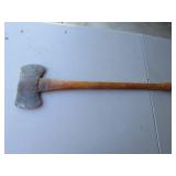 double pitted axe