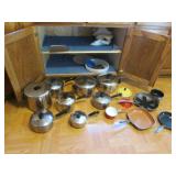 reverware pot & pan set,skillets & pans