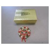 eisenberg ice wreath brooch