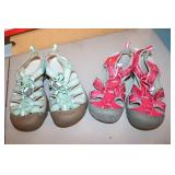 pair of ladys shoes