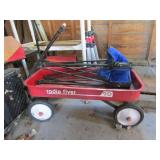 radio flyer 90 kids wagon & chair