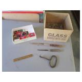 hay hook,matches,glass furniture sliders,knives