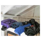 folding chairs,plastic chair,bags & items