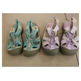 pair of ladys shoes