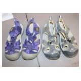 pair of ladys shoes
