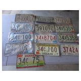 13 indiana license plates
