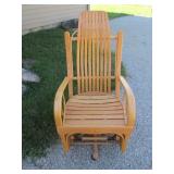 wooden platform rocker