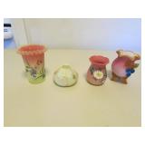 4 pcs of unmarked glassware