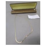 14k gold necklace (5.4 grams)