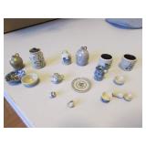 miniature stoneware crocks by graber