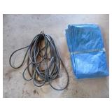 tarp & ext. cord