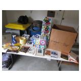 cookbooks,metal box & misc items
