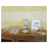 glasses,candle,picture & items