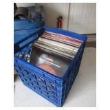 milk crate & all records