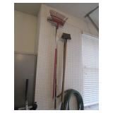 rakes,yard tools & garden hose