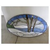 stained glass wall hanging