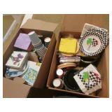 2 boxes of cups,plates & napkins
