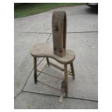 antique stitching horse