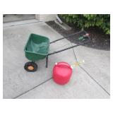 yard spreader & gascan