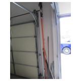 tree trimmer,pushbroom & items