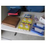 full lightbulbs,empty box & binders